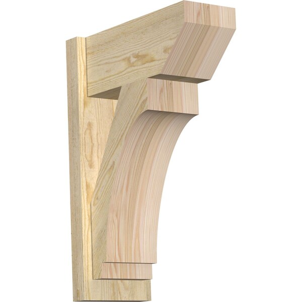 Ekena Millwork Imperial Slat Rough Sawn Outlooker, Douglas Fir, 8"W x 18"D x 26"H OUT08X18X26IMP06RDF - main